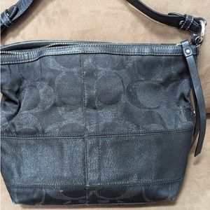 Black coach purse